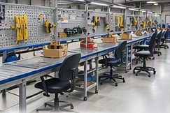 Production line workstations