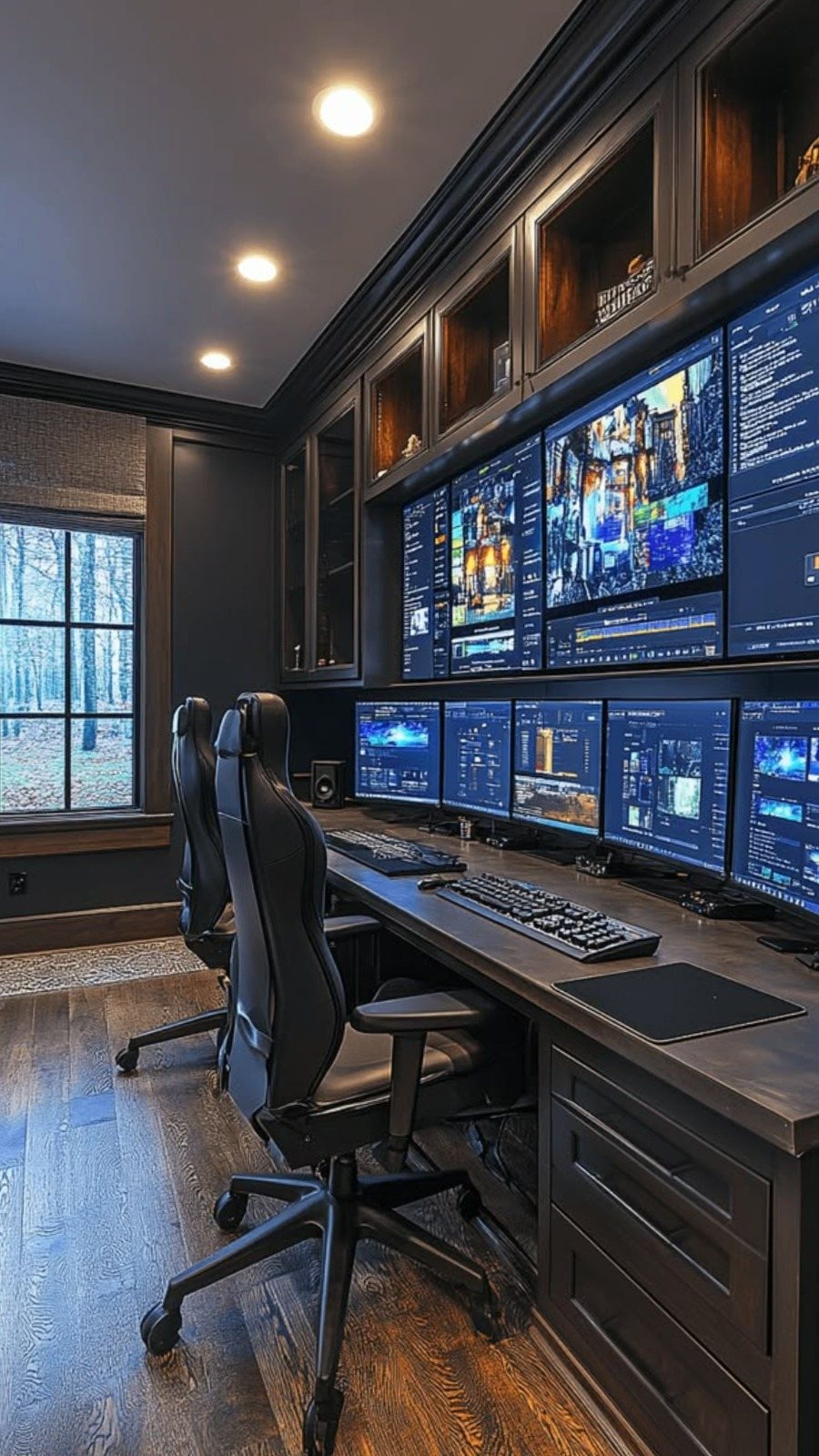 Multi-monitor operations command centre